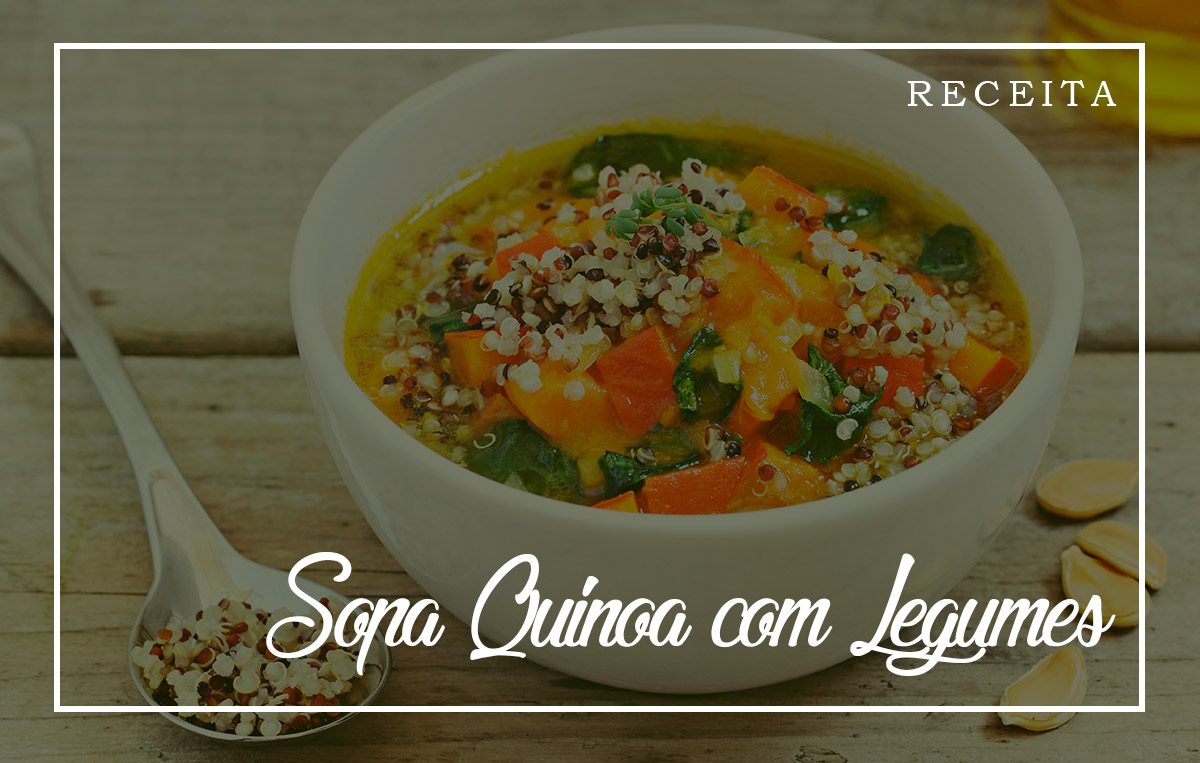 Sopa Orgânica de Quinoa com Legumes
