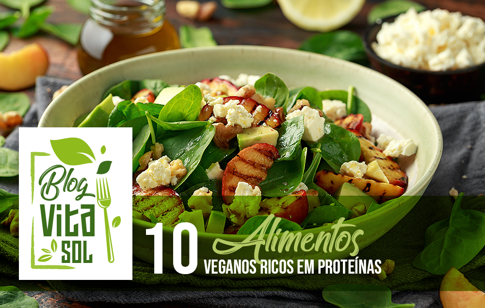 10 Alimentos Veganos ricos em proteínas