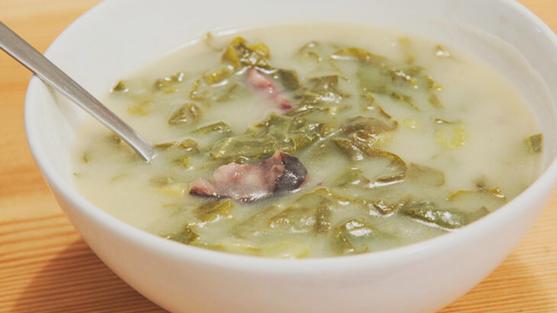 Caldo verde light de Couve-flor